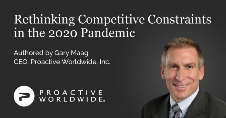 Rethinking Competitive Constraints in the 2020 Pandemic