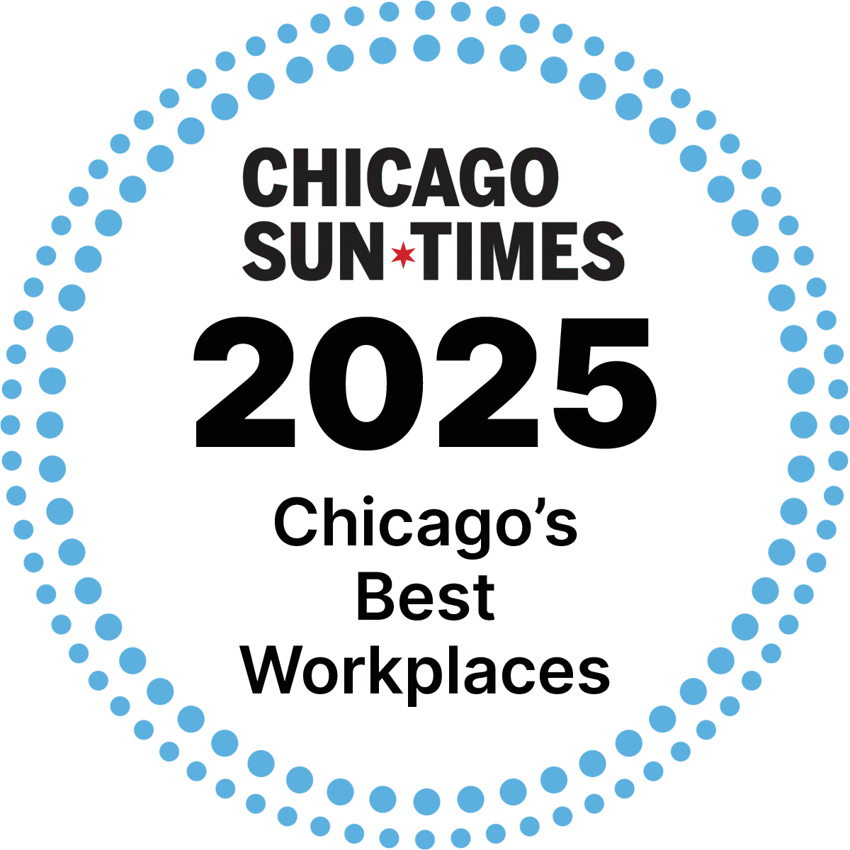 2025 Chicago Sun Times - Chicago's Best Workplaces